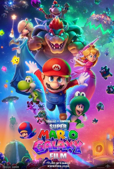 Event poster:  SUPER MARIO GALAXY FILM 