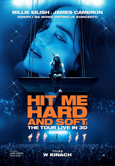 Event poster:  BILLIE EILISH - HIT ME HARD AND SOFT: THE TOUR 3D 
